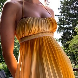 90s/Y2K Halter Sundress